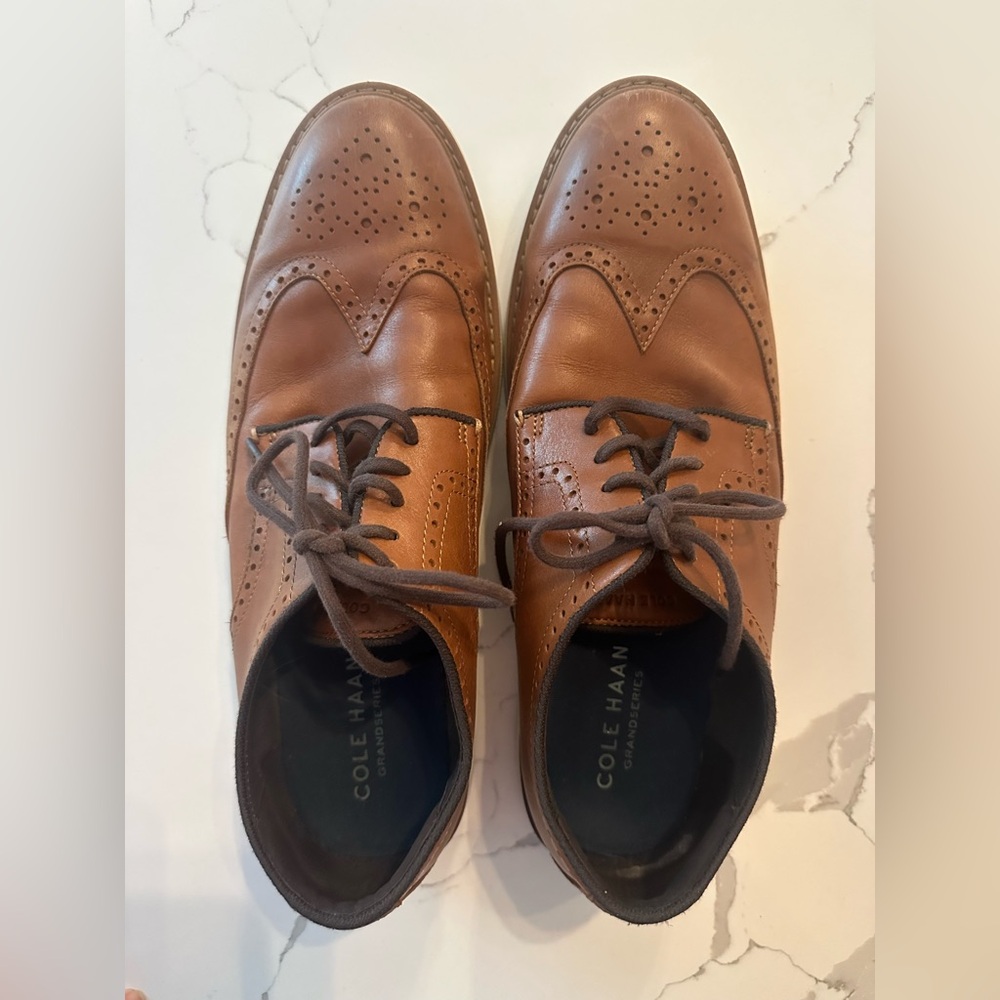 Cole Haan GrandSeries Wingtip Oxford Shoes Brown Leather Men’s 12M